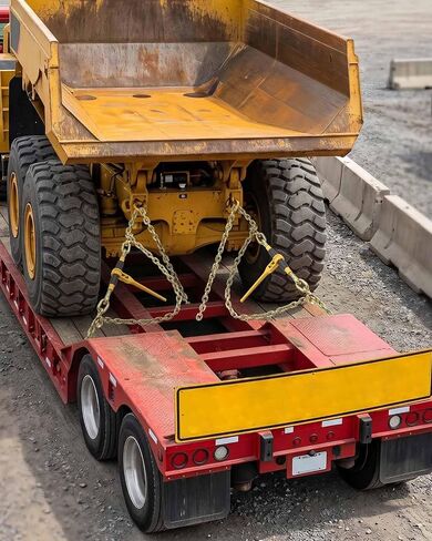 G80 Chain and Binder Kit,2 Sets 5/16"-3/8" Ratchet Load Binders and 10FT Steel Chains, 9200lbs WLL, Industrial Tie Down Equipments for Hauling Towing in Kuwait