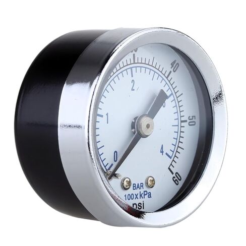 1pc 0-60 PSI 1/8" BSPT Air Compressor Hydraulic Pressure Gauge 0-60 PSI Back Mount 40mm Dial Plate in Saudi Arabia