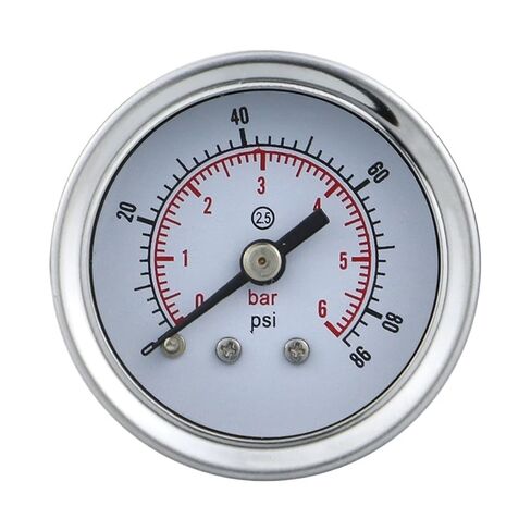 Pressure Gauges 40mm（1-1/2"） Vacuum Manomete Back（axial） Connection Stainless Steel Case Brass Joint for Water Gasr(BSPT(ZG) 1-8,0-60bar) in Saudi Arabia
