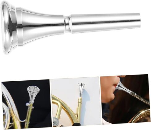 BESPORTBLE Portable Durable Horn Mouthpiece for Beginners and Professionals Material for Smooth Tone and Loud Sound Music Accessory for Musicians in Kuwait