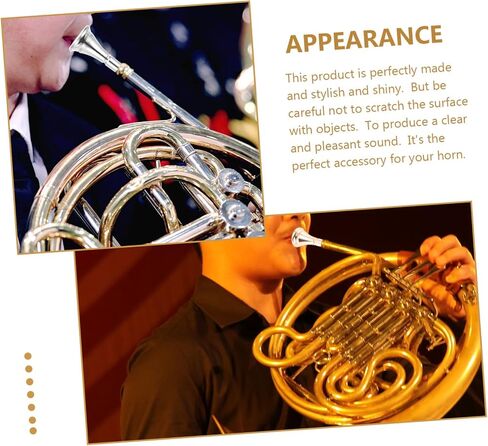 BESPORTBLE Portable Durable Horn Mouthpiece for Beginners and Professionals Material for Smooth Tone and Loud Sound Music Accessory for Musicians in Kuwait