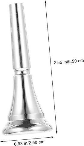 BESPORTBLE Portable Durable Horn Mouthpiece for Beginners and Professionals Material for Smooth Tone and Loud Sound Music Accessory for Musicians in Kuwait