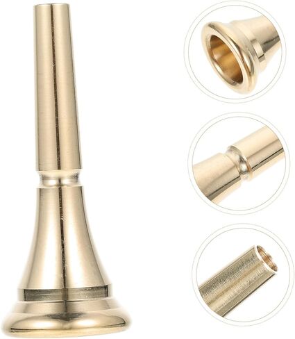 BESPORTBLE Practical Horn Mouthpiece for Beginners Lightweight Replacement Part for Storage Smooth Tone Loud Sound Musical Accessory in Kuwait