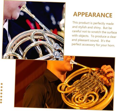 BESPORTBLE Practical Horn Mouthpiece for Beginners Lightweight Replacement Part for Storage Smooth Tone Loud Sound Musical Accessory in Kuwait