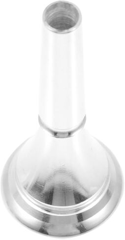 Vaguelly Silver-Plated French Horn Mouthpiece Deep Cup Replacement for Professional and Beginner Players Compatible Horn Models in Kuwait