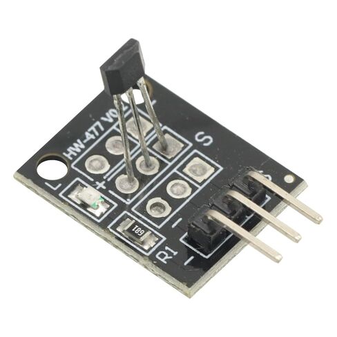 6Pcs Hall Effect Magnetic Sensor Module A3144 Hall Effect Sensor for Arduino PIC AVR Smart Cars DC 5V in Kuwait