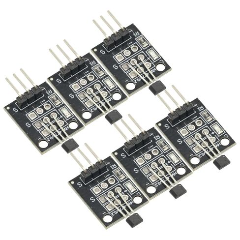 6Pcs Hall Effect Magnetic Sensor Module A3144 Hall Effect Sensor for Arduino PIC AVR Smart Cars DC 5V in Kuwait