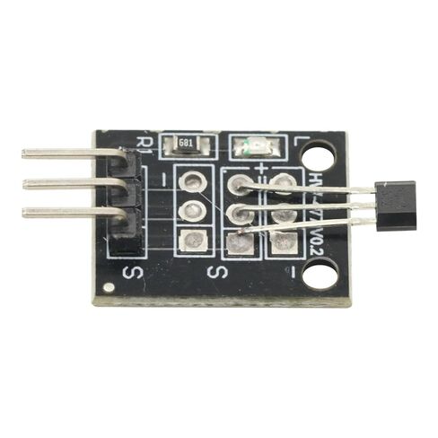 6Pcs Hall Effect Magnetic Sensor Module A3144 Hall Effect Sensor for Arduino PIC AVR Smart Cars DC 5V in Kuwait