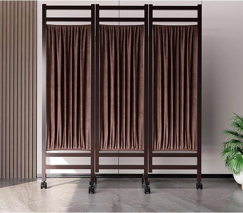 Medical Privacy Screen, 3 Panel Rolling Room Divider, 6 Feet High Portable Foldable for Clinic/Patient/Examination Room Use in Saudi Arabia