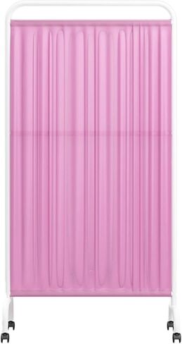 Mobile Privacy Screen, Foldable Room Divider on Wheels, 6ft Tall Temporary Fence for Clinic and Exam Rooms, Space-Saving Solution in Saudi Arabia