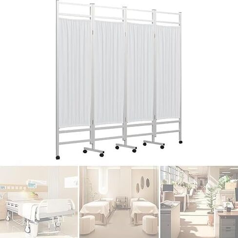Foldable Privacy Screen - Portable Room Divider for Medical and Office Spaces in Kuwait