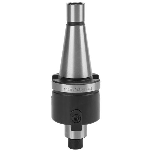 NT30 FMB22 45L Milling Machine Tool Holder, 7:24 Taper CNC Face Milling Disk Connecting Handle, High Carbon Steel Material, Sturdy and Stable, for Industrial Milling Application in Kuwait