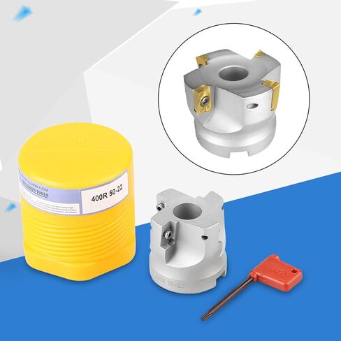 BAP400R - 50-22 - 4T 90 درجة الزاوية اليمنى للكتف وجه مطحنة رأس CNC قاطعة الطحن، سبائك فولاذية قوية، 4 فلوت، قطر القطع 50 مم in Kuwait