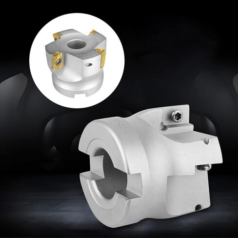 BAP400R - 50-22 - 4T 90 درجة الزاوية اليمنى للكتف وجه مطحنة رأس CNC قاطعة الطحن، سبائك فولاذية قوية، 4 فلوت، قطر القطع 50 مم in Kuwait
