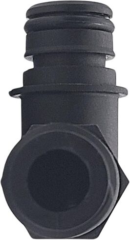 تركيب الكوع رباعي المنافذ من Flojet - موصل رباعي ذكر 1/2 بوصة FNPT x 3/4 بوصة - محول مضخة L-Port مع حلقة O - تركيب خرطوم بلاستيكي ملولب لأنظمة RV والبحرية والسباكة in Kuwait