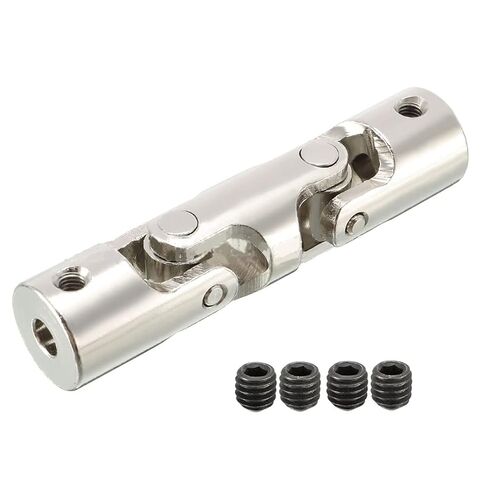 1PCS Motor Coupling D12mm x L52mm Three-Section Universal Joint Coupling 5mm to 5mm, Used in Various Model Cars and Boats, Three-Section Motor Connector Coupler in Saudi Arabia