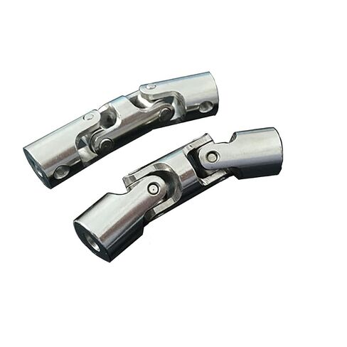 1PCS Motor Coupling D12mm x L52mm Three-Section Universal Joint Coupling 5mm to 5mm, Used in Various Model Cars and Boats, Three-Section Motor Connector Coupler in Saudi Arabia