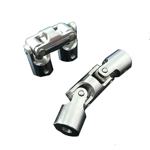 1PCS Motor Coupling D12mm x L52mm Three-Section Universal Joint Coupling 5mm to 5mm, Used in Various Model Cars and Boats, Three-Section Motor Connector Coupler in Saudi Arabia