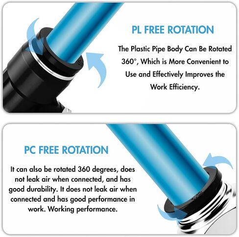Pneumatic 1/2 Push to Connect Fittings Male Thread Elbow and Straight Combination Air Line Quick Connect Fittings 1/2"OD x 1/2"NPT Quick Connect Air Hose Fittings (Pack of 12) in Kuwait