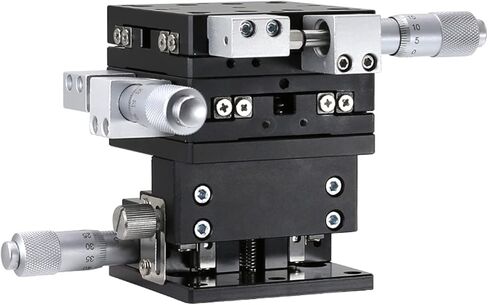 XYZ Axis 40x40 LGD40-L Fine Tuning Trimming Station Manual Displacement Platform Linear Stage Sliding Table Steel Ball Type in Kuwait