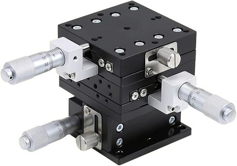 XYZ Axis 40x40 LGD40-L Fine Tuning Trimming Station Manual Displacement Platform Linear Stage Sliding Table Steel Ball Type in Kuwait