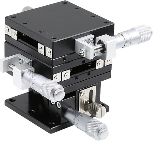 XYZ Axis 40x40 LGD40-L Fine Tuning Trimming Station Manual Displacement Platform Linear Stage Sliding Table Steel Ball Type in Kuwait