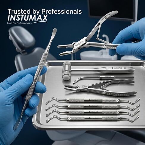Instruments for Implants Bone Grafting Harvesting Bones Collector Scraper Curettes Forceps Kits Tools for Professionals by INSTUMAX in Kuwait