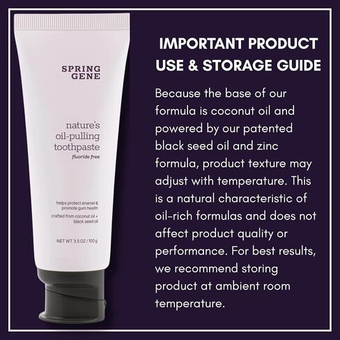 Natural Coconut & Hydroxyapatite Toothpaste | Fluoride Free | Non-Mint Oil Pulling Toothpaste with Natural Oils, Hydroxyapatite, for Whitening Support, Enamel & Fresh Breath in Kuwait