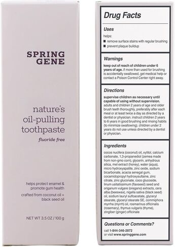 Natural Coconut & Hydroxyapatite Toothpaste | Fluoride Free | Non-Mint Oil Pulling Toothpaste with Natural Oils, Hydroxyapatite, for Whitening Support, Enamel & Fresh Breath in Kuwait