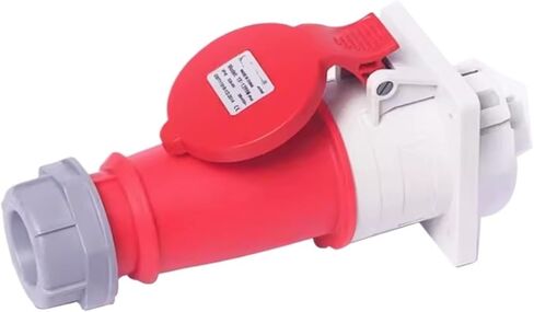 Waterproof Industrial Plug 4 core 16A Explosion-Proof Aviation Connector Male and Female Docking 380V | Concealed installation set in Kuwait