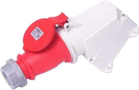 Waterproof Industrial Plug 4 core 16A Explosion-Proof Aviation Connector Male and Female Docking 380V | Concealed installation set in Kuwait