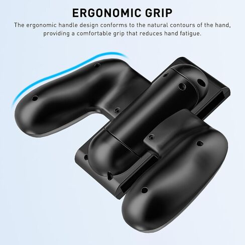 FUNDIARY 4-in-1 Charging Dock Station for Switch 2 Joycon, [9 Lights Modes] [Support Foot Design] Magnetic Controller Charger Grip with LED Indication and USB Type-C Cable, Charges up to 4 Joycon in Saudi Arabia