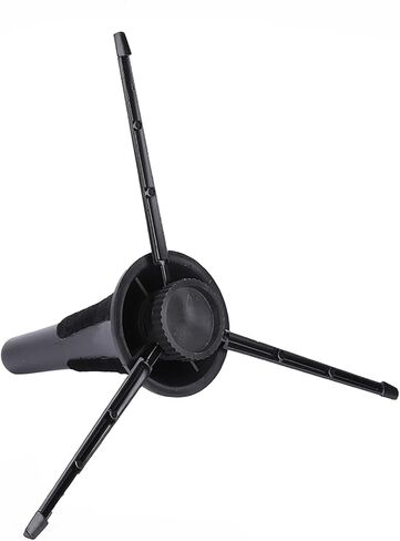 Portable Clarinet Oboe Stand, Detachable and Foldable Tripod Holder, Compact Design Black Instrument Stand Accessory for Band Practice in Kuwait