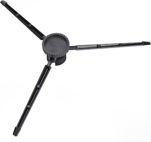 Portable Clarinet Oboe Stand, Detachable and Foldable Tripod Holder, Compact Design Black Instrument Stand Accessory for Band Practice in Kuwait
