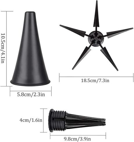 Portable Clarinet Holder, 5 Leg Foldable Stand with ABS and Iron Material for Wind Instrument Accessory and Display in Kuwait