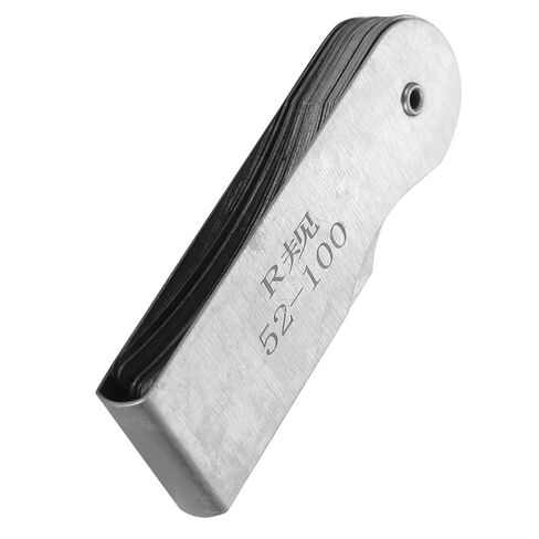 Stainless Steel Radius Measurement Tool for Machine Operators and Tools and Cubes (R0.3-1.5MM) (R1-6.5MM) (R7-14.5MM) (R15-25MM) (R25-50MM) (R52-100MM) in Kuwait