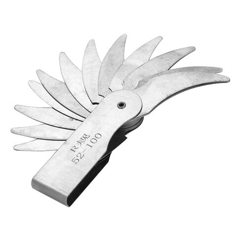 Stainless Steel Radius Measurement Tool for Machine Operators and Tools and Cubes (R0.3-1.5MM) (R1-6.5MM) (R7-14.5MM) (R15-25MM) (R25-50MM) (R52-100MM) in Kuwait