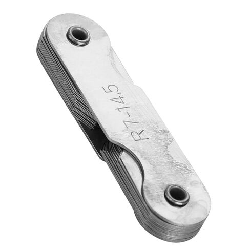 Stainless Steel Radius Measurement Tool for Machine Operators and Tools and Cubes (R0.3-1.5MM) (R1-6.5MM) (R7-14.5MM) in Kuwait