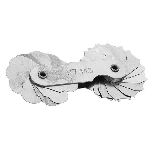 Stainless Steel Radius Measurement Tool for Machine Operators and Tools and Cubes (R0.3-1.5MM) (R1-6.5MM) (R7-14.5MM) in Kuwait