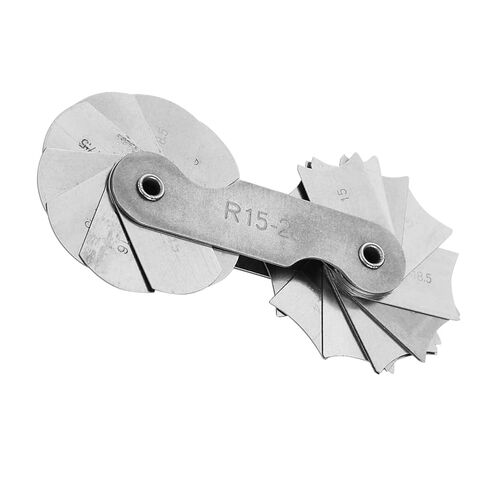 Stainless Steel Radius Measurement Tool for Machine Operators and Tools and Cubes (R0.3-1.5MM) (R1-6.5MM) (R7-14.5MM) (R15-25MM) in Kuwait