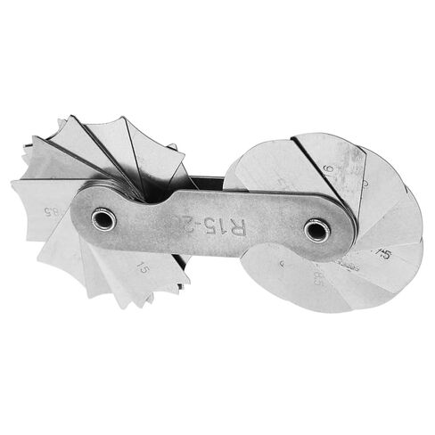 Stainless Steel Radius Measurement Tool for Machine Operators and Tools and Cubes (R0.3-1.5MM) (R1-6.5MM) (R7-14.5MM) (R15-25MM) in Kuwait
