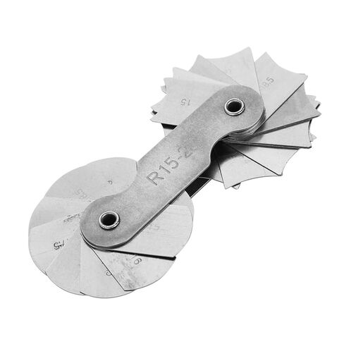 Stainless Steel Radius Measurement Tool for Machine Operators and Tools and Cubes (R0.3-1.5MM) (R1-6.5MM) (R7-14.5MM) (R15-25MM) in Kuwait