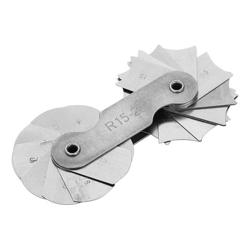 Stainless Steel Radius Measurement Tool for Machine Operators and Tools and Cubes (R0.3-1.5MM) (R1-6.5MM) (R7-14.5MM) (R15-25MM) in Kuwait