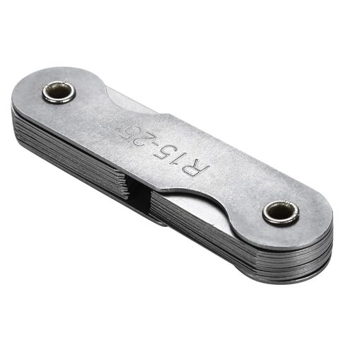 Stainless Steel Radius Measurement Tool for Machine Operators and Tools and Cubes (R0.3-1.5MM) (R1-6.5MM) (R7-14.5MM) (R15-25MM) in Kuwait
