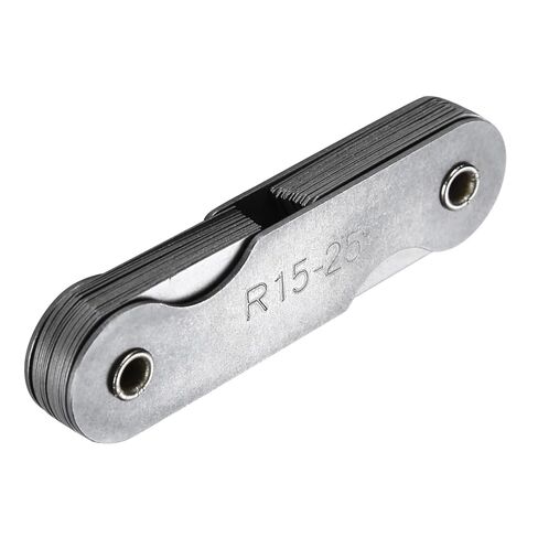 Stainless Steel Radius Measurement Tool for Machine Operators and Tools and Cubes (R0.3-1.5MM) (R1-6.5MM) (R7-14.5MM) (R15-25MM) in Kuwait