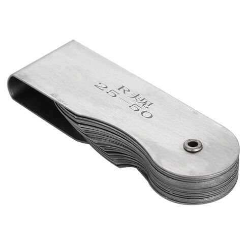 أداة قياس نصف القطر من الفولاذ المقاوم للصدأ لمشغلي الآلات والأدوات والمكعبات (R0.3-1.5MM) (R1-6.5MM) (R7-14.5MM) (R15-25MM) (R25-50MM) in Kuwait