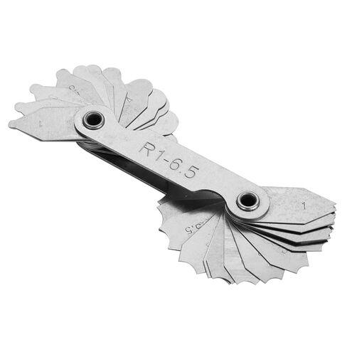 Stainless Steel Radius Measurement Tool for Machine Operators and Tools and Cubes (R0.3-1.5MM) (R1-6.5MM) in Kuwait