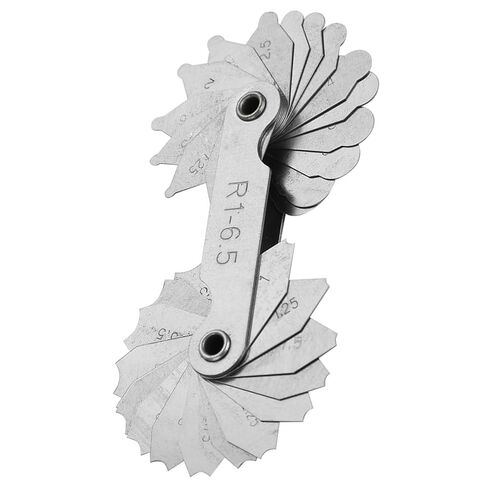 Stainless Steel Radius Measurement Tool for Machine Operators and Tools and Cubes (R0.3-1.5MM) (R1-6.5MM) in Kuwait