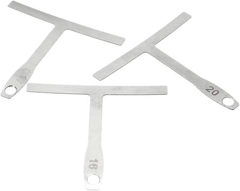 9pcs Guitar Bass String Radius Gauge, Radius Under Strings, Fingerboard Radius for Guitar Bass String Measurement in Kuwait