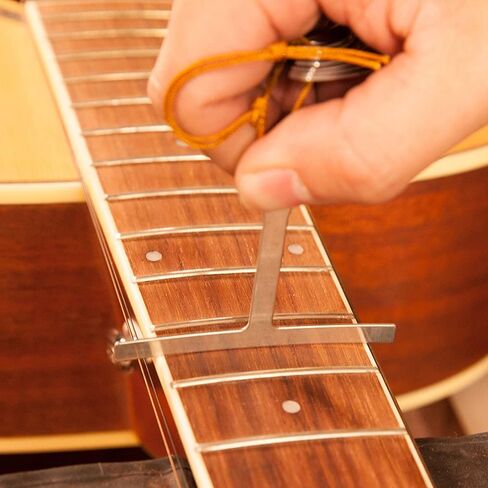 9pcs Guitar Bass String Radius Gauge, Radius Under Strings, Fingerboard Radius for Guitar Bass String Measurement in Kuwait